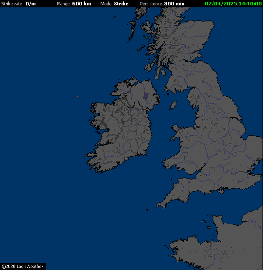 Accumulated Lightning Strikes Image